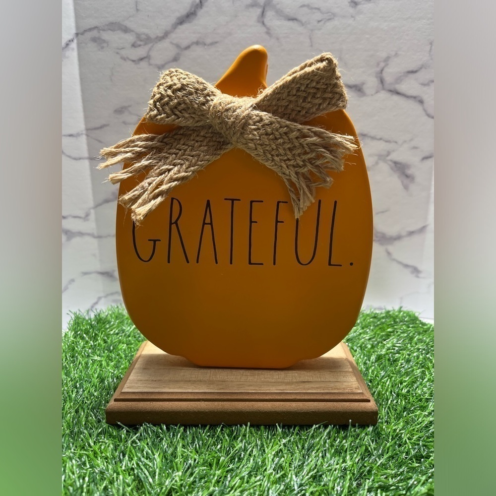 Rae Dunn “GRATEFUL.” Pumpkin